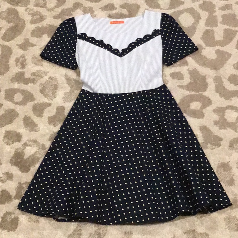 Stripes and dots dress